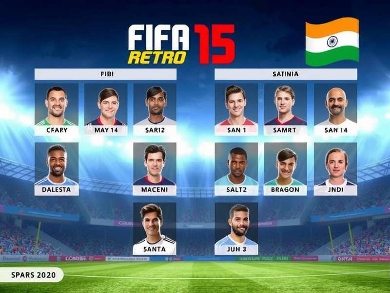 FIFA 15 Retro India gameplay screenshot